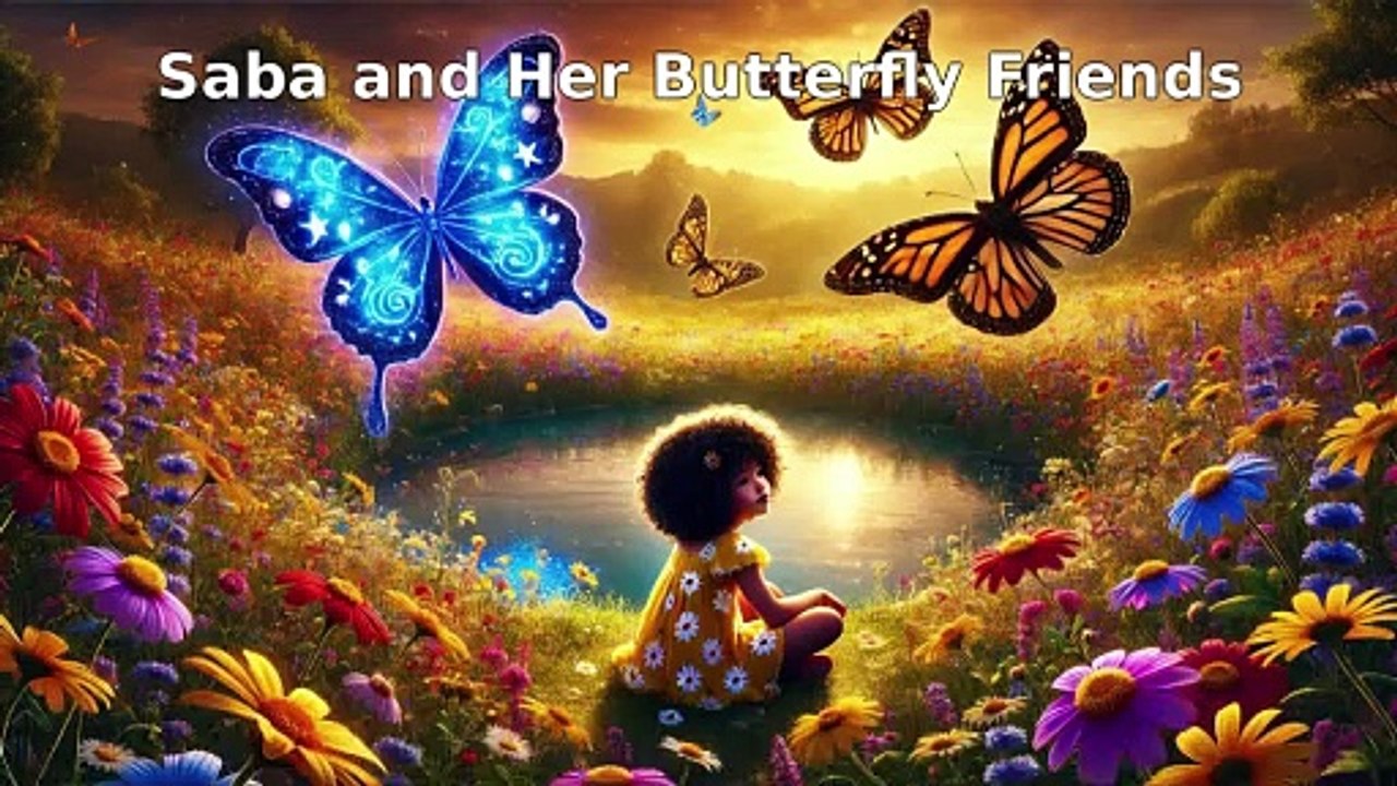 Saba and Her Butterfly Friends | Kids Story