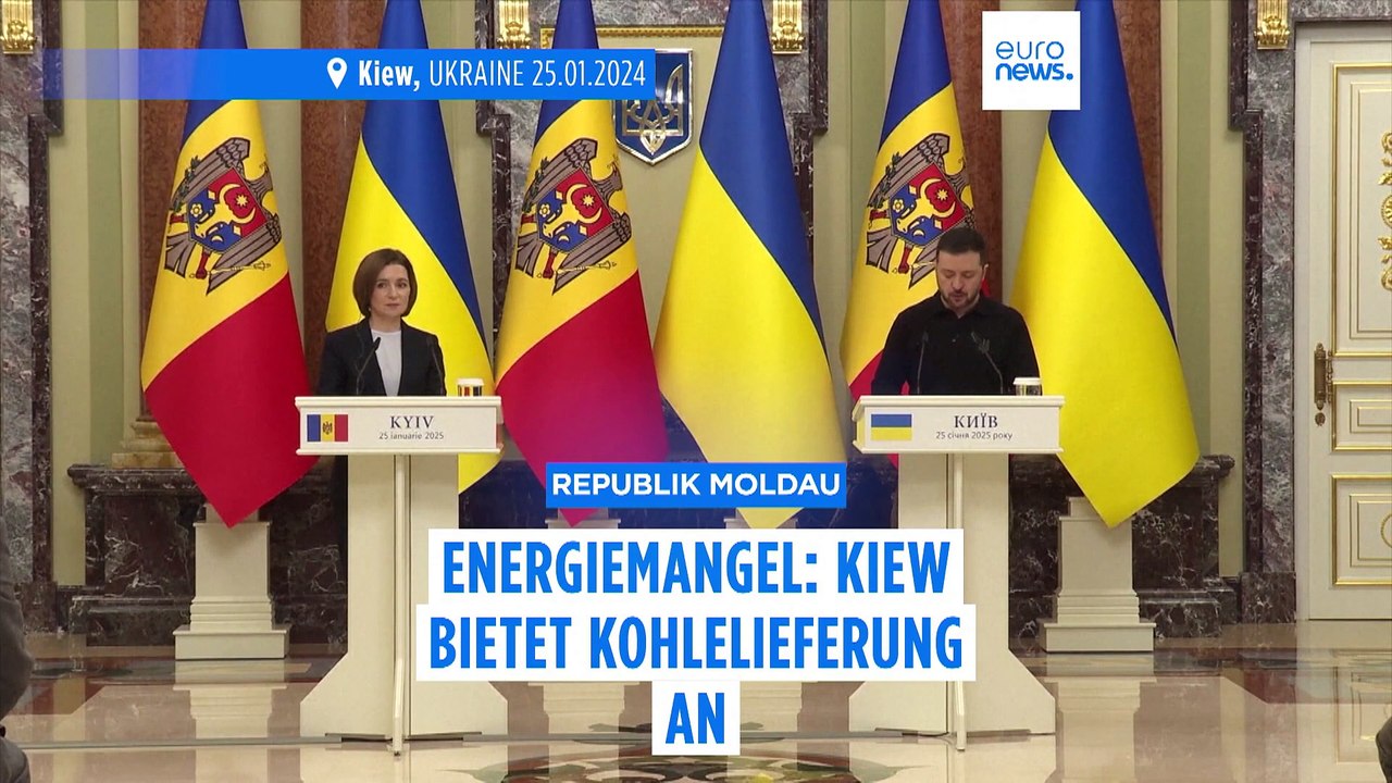 Kyjiw bietet Moldau nach Ende des Gasabkommens mit Russland Lieferung von Kohle an