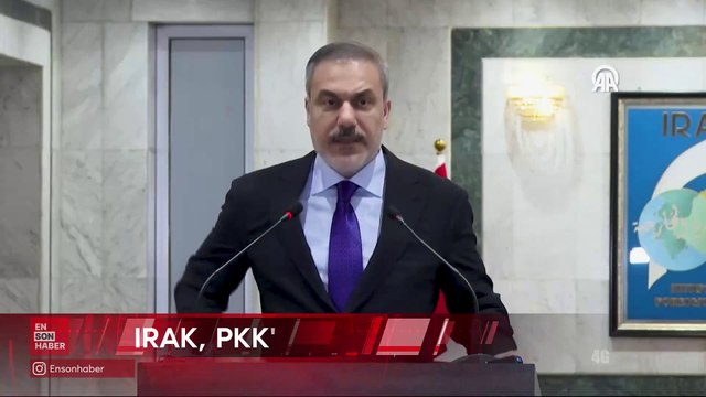 Hakan Fidan: Irak'tan beklentimiz PKK'yı terör örgütü olarak tanımasıdır