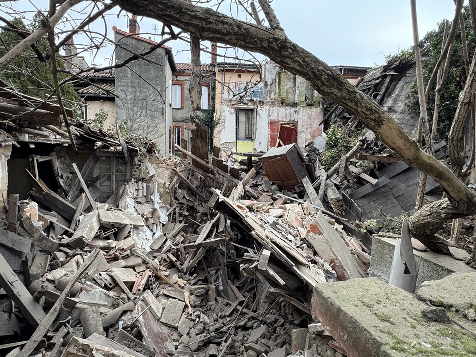 Effondrement d'une maison à Toulouse