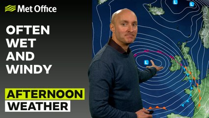 Met Office Afternoon Weather Forecast 26/01/25 –Unsettled for most