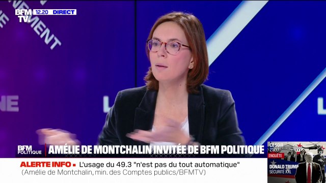 Budget: Il n'y a pas de renoncement écologique (Amélie de Montchalin, ministre chargée des Comptes publics)