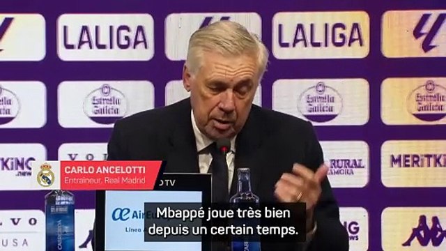 Ancelotti : ''Mbappé a beaucoup de qualités''