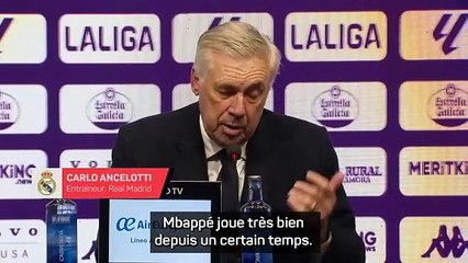 Ancelotti : ''Mbappé a beaucoup de qualités''