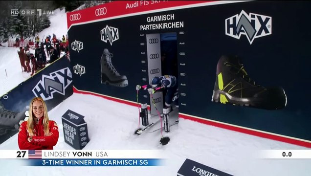 Lindsey Vonn - Garmisch Partenkirchen Super G (13th Place)