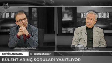 Bülent Arınç: İnsanlar zirvedeyken işi bırakması lazım, Merkel'in gittiği gibi gitmek lazım