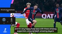Kvaratskhelia pleased to have impressed on debut but wanted PSG victory