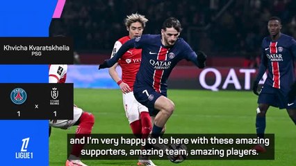 Kvaratskhelia pleased to have impressed on debut but wanted PSG victory