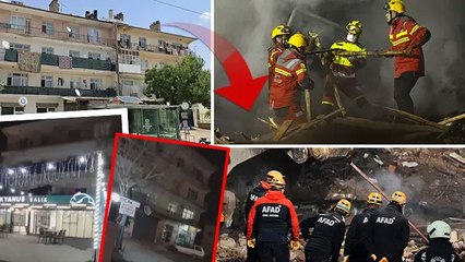 Konya'da bina çökmesi: Dehşet anlarını anlattı!