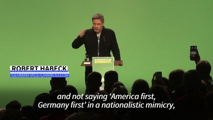 German Vice-Chancellor attacks Trump and 'Germany first' advocates
