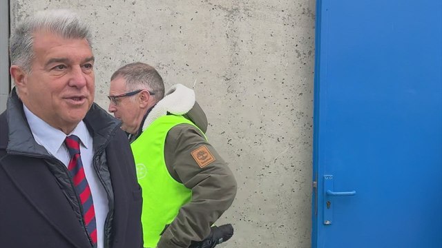 Así abandonó Laporta Butarque tras conseguir la Supercopa de España femenina