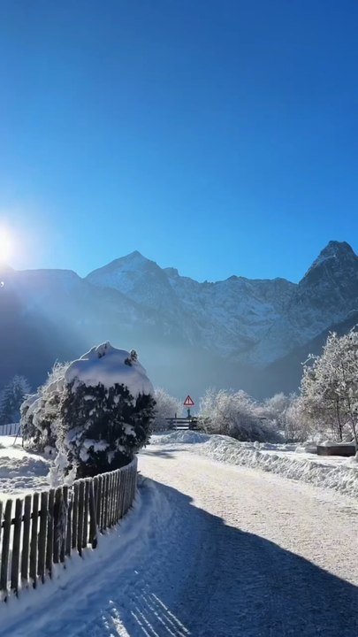 JOLIS PAYSAGES enneigés en Allemagne