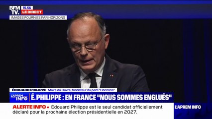 "J'entends le silence assourdissant d'une Europe qui est tétanisée", déclare Edouard Philippe