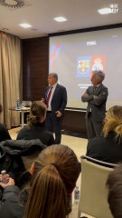 La aplaudida arenga de Laporta a las jugadoras del Barça Femenino antes de la Supercopa