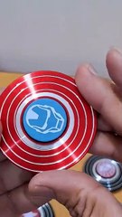 Spin Like a Hero Marvel Avengers Shield Star Fidget Spinner Demo