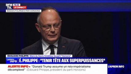 Édouard Philippe: "Nous n'aurons aucun résultat en Europe si nous ne restaurons pas au préalable notre puissance française"