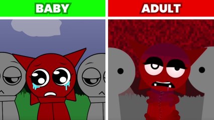 Incredibox Sprunki Retake Baby VS Retake Adult Normal