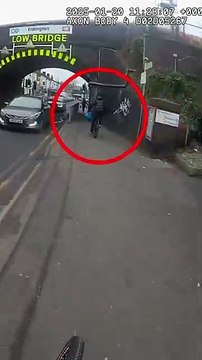 West Midlands Police chase down cyclist carrying a knife in Birmingham