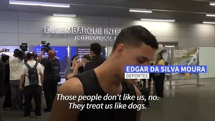 Immigrants deported from US arrive in Brazil by plane