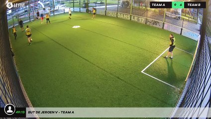 But de Jeroen V - Team A