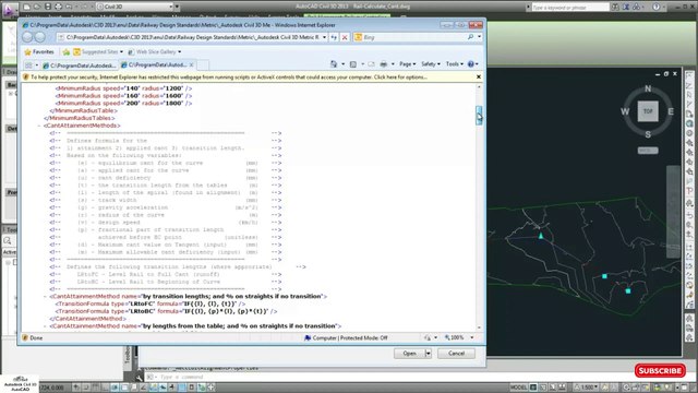 how to Calculate Cant Along an Alignment in civil 3d #autocadcivil3d #autodesk #civil3d #Autodesk #civil3d