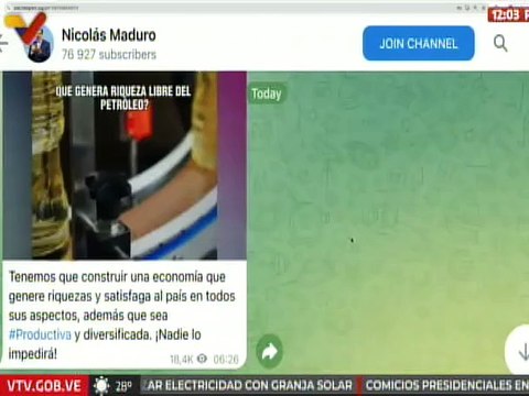 Pdte. Nicolás Maduro: tenemos que construir una economía de riquezas y de satisfacción para el país