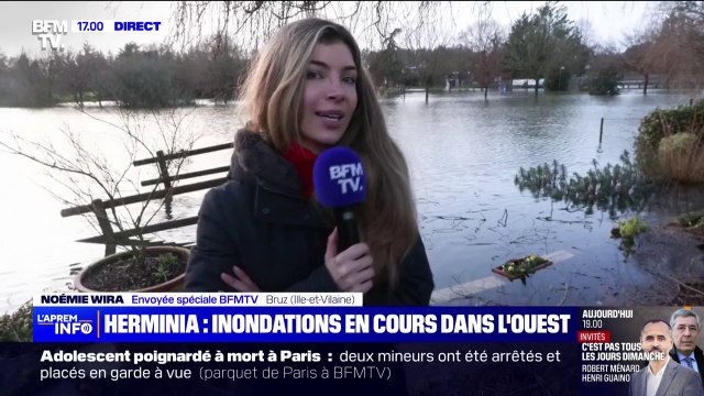 Crues en Ille-et-Vilaine: 75 personnes évacuées d'un hôtel à Bruz