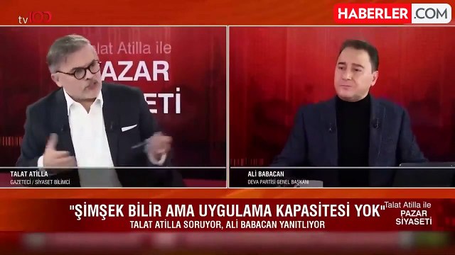 Ali Babacan, DEVA Partisi'nin Cumhurbaşkanı adayını şimdiden açıkladı