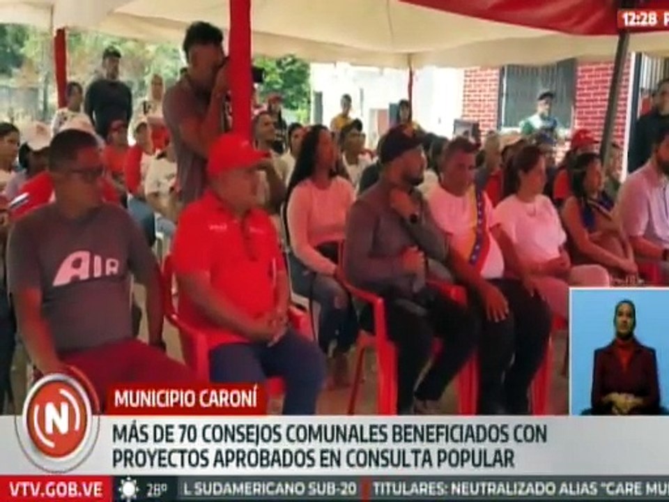 Bolívar I En el mcpio. Caroní se beneficiaron más de 70 consejos comunales con proyectos aprobados