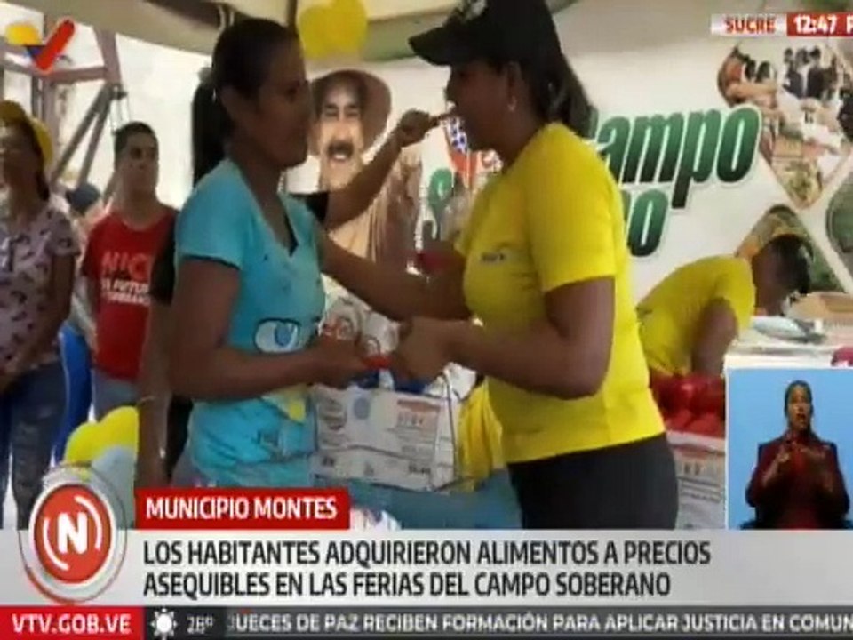 Sucre | Habitantes del mcpio. Montes son beneficiados con venta de alimentos a precios asequibles