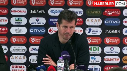 Emre Belözoğlu: 'Bu ligde puan kazanmak kolay değil'