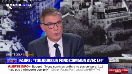 Olivier Faure (PS): "Je ne reçois aucun mandat de Jean-Luc Mélenchon"