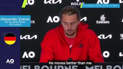Sinner 'completely outplayed me' - Zverev's honest assessment of Australian Open final loss