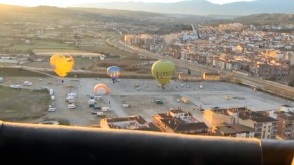 Los globos conquistan el cielo sobre el Geoparque de Granada