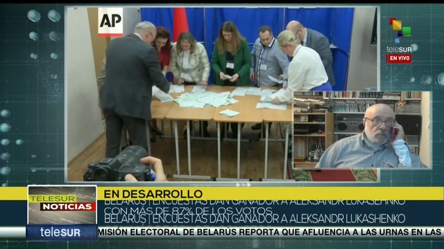 Encuestas dan ganador a Aleksandr Lukashenko con más del 87% de los votos