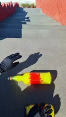 Yellow Or Red glass Bottles_ Crushing Crunchy _ Soft things _shorts _asmrsounds _satisfying