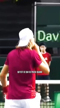 Quand un joueur de tennis se fait disqualifier #sport #tennis