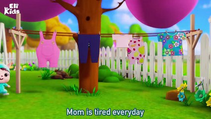 Why Mom Is Tired_ _ Educational Kids Songs _ Eli Kids