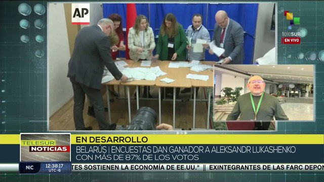 Tras cierre de mesas las encuestas dan como ganador al pdte. Lukashenko
