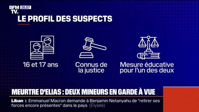 Mort d'Élias à Paris: ce que l'on sait du profil des suspects