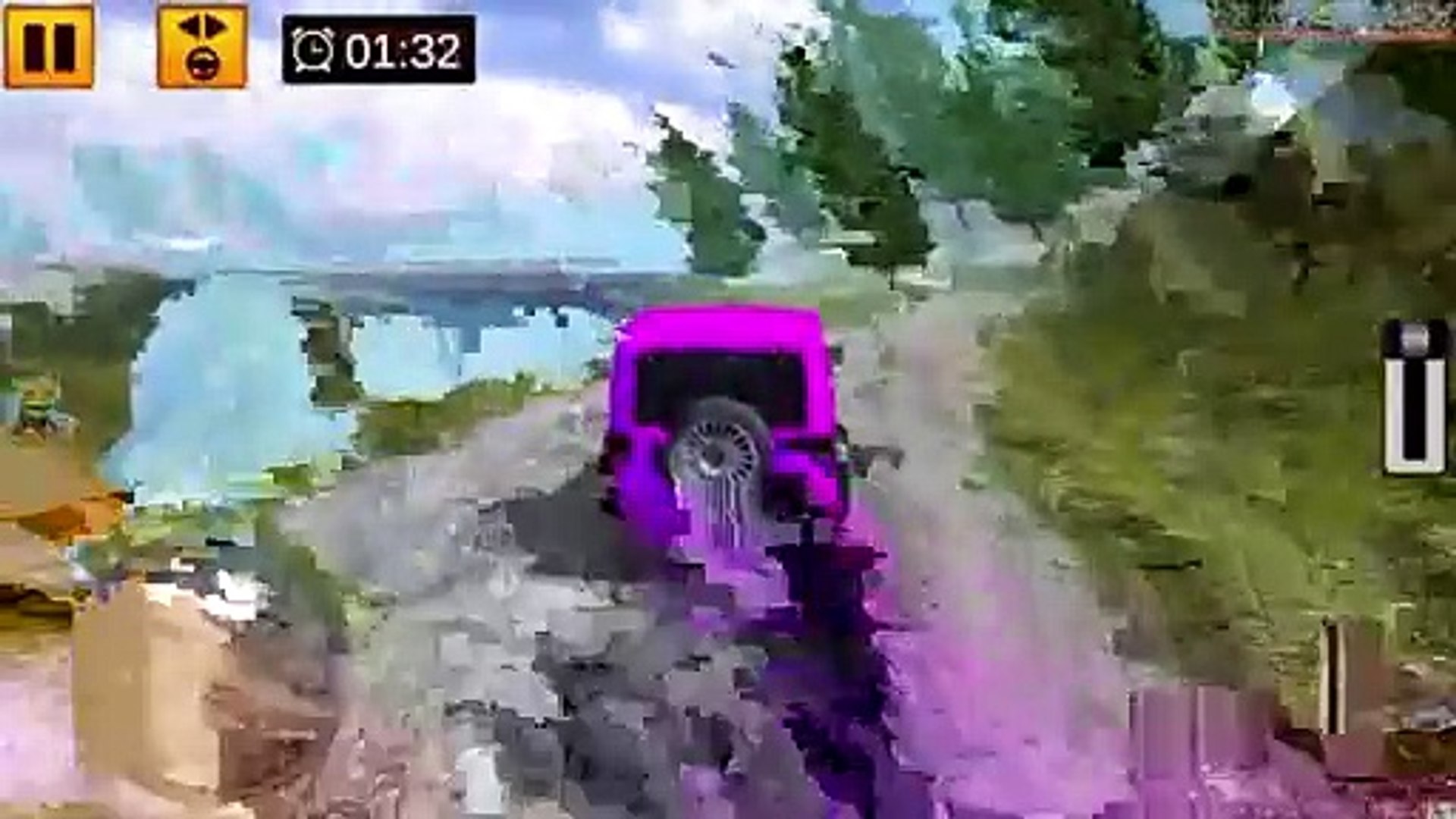 ⁣Mountain car driving simulator gameplay 4x4 offroad driving