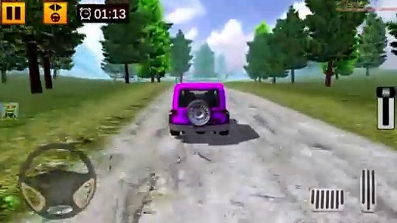 Mountain car driving simulator gameplay 4x4 offroad driving