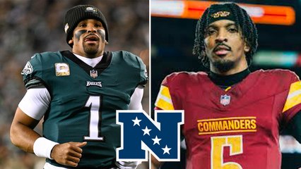 Jalen Hurts y las Águilas de Filadelfia, listos para enfrentar a los Commanders en la final de la NFC