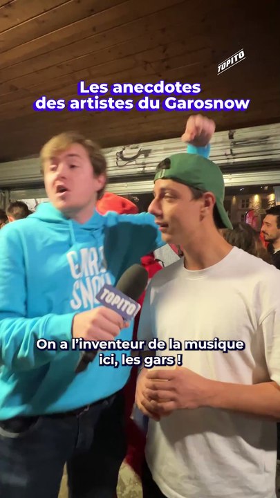 Les anecdotes des artistes du Garosnow