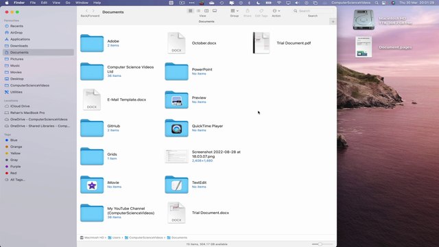How to CREATE a Folder in The Finder Application On a Mac / Desktop Computer - Basic Tutorial | New