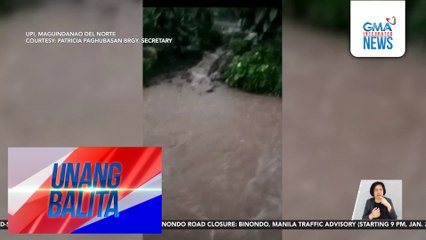 Ilang bahagi ng Mindanao, binaha at nagka-landslide dahil sa ulang dulot ng easterlies | Unang Balita