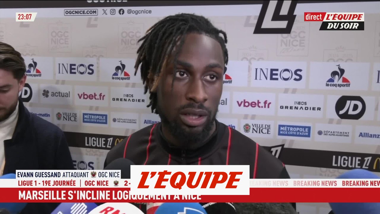Guessand : « Notre pressing a surpris l'OM » - Foot - L1 - Nice