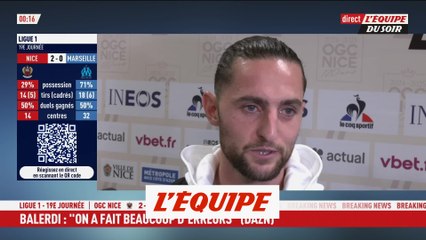 Rabiot : « On n'a pas eu de réaction, c'est un jours sans »  - Foot - L1 - OM