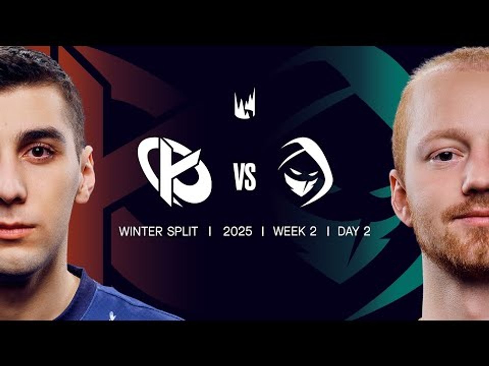 KC v RGE | 2025 LEC Winter | Week 2 Day 2 | Karmine Corp vs. Rogue