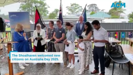 Shoalhaven welcomes new citizens on Australia Day 2025.